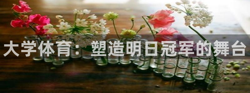oety欧亿体育官网下载娱乐:大学体育:塑造明日冠军的舞台